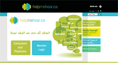 Desktop Screenshot of helpmehear.ca