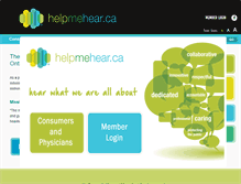 Tablet Screenshot of helpmehear.ca